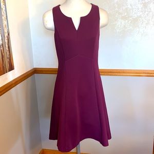 White House Black Market Purple Body Con Dress